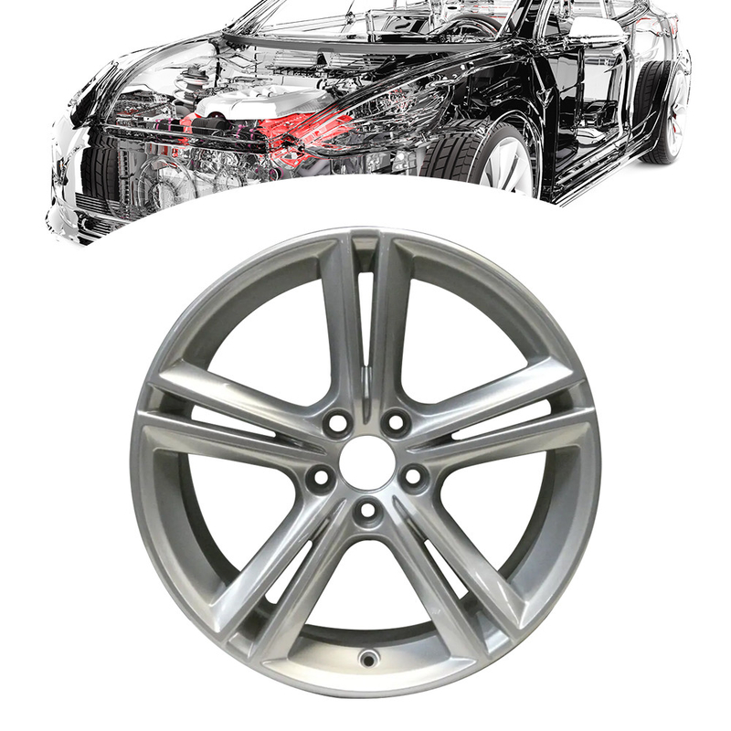 Womala 18-inch 5-Double Spoke zilveren legeringswiel 31434951 voor 2019-2021 S90