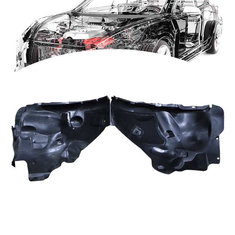 Voorwiel rechts fender liner splash Shield 1492614-00-A-PP Voor model Y