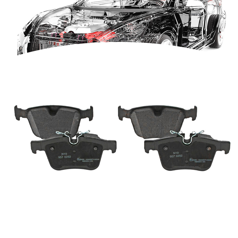 Womala Remblokkenset LR123010 voor Land Rover Discovery Sport Evoque Velar